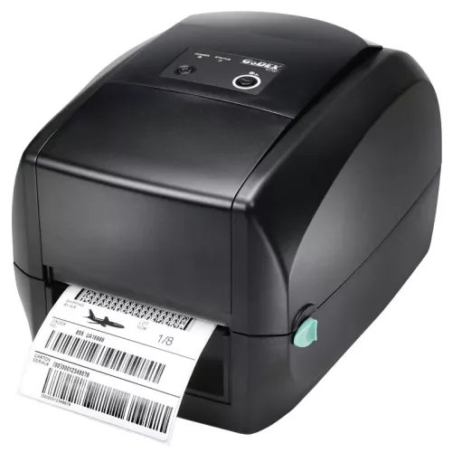 Etikettskrivare för däcketiketter, USB, LAN (ethernet), Seriell (RS232), Godex RT700