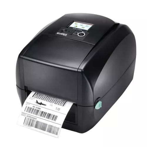 Etikettskrivare, Med display, TT/DT, USB, LAN (ethernet), WiFi, Godex RT700i