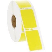 Gula Dymo-etiketter, 57x32 mm, 1000 st/rulle