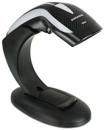 Streckkodsläsare, 1D, USB, med stativ, Datalogic Heron HD3130