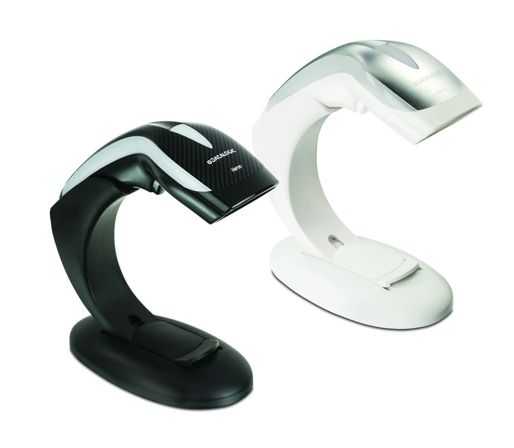 Streckkodsläsare, 1D, USB, med stativ, Datalogic Heron HD3130