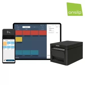 Onslip restaurangkassa, komplett kassasystem