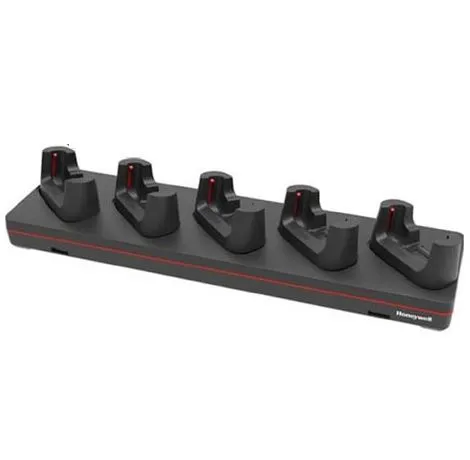 Laddningsstation (med skyddsskal) för handdator, 5 platser, Honeywell CT40, CT40XP, CT45, CT45XP, CT47 (inkl. strömadapter)