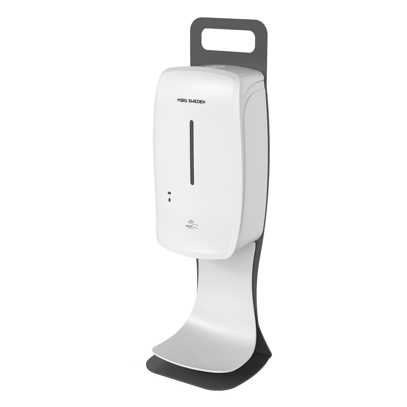 Automatisk handspritsdispenser för placering på bord och kassadisk, Dispenser för handsprit