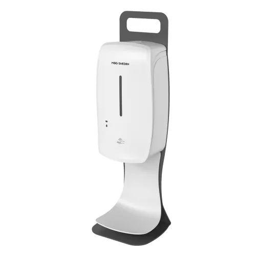 Automatisk handspritsdispenser för placering på bord och kassadisk, Dispenser för handsprit