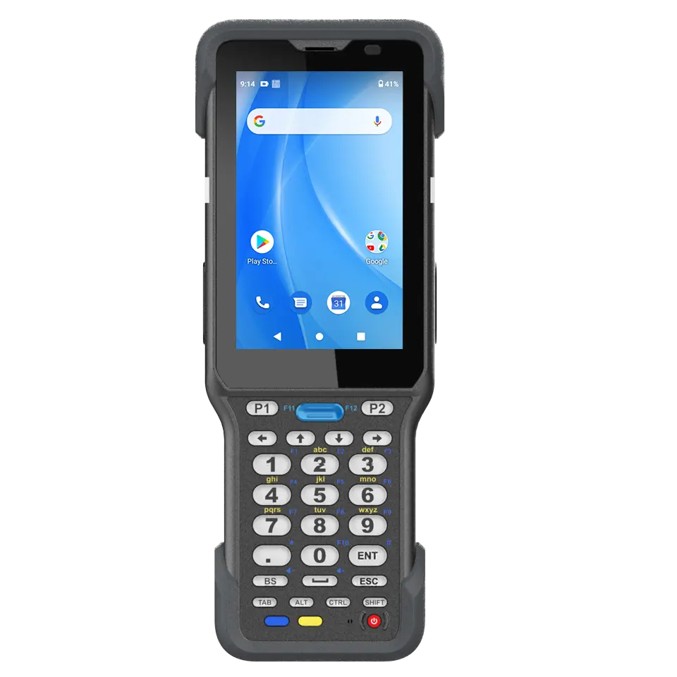 Handdator med tangentbord, WiFi, Bluetooth, GPS, Android 10, 6700 mAh, Long Range-scanner, Unitech HT730