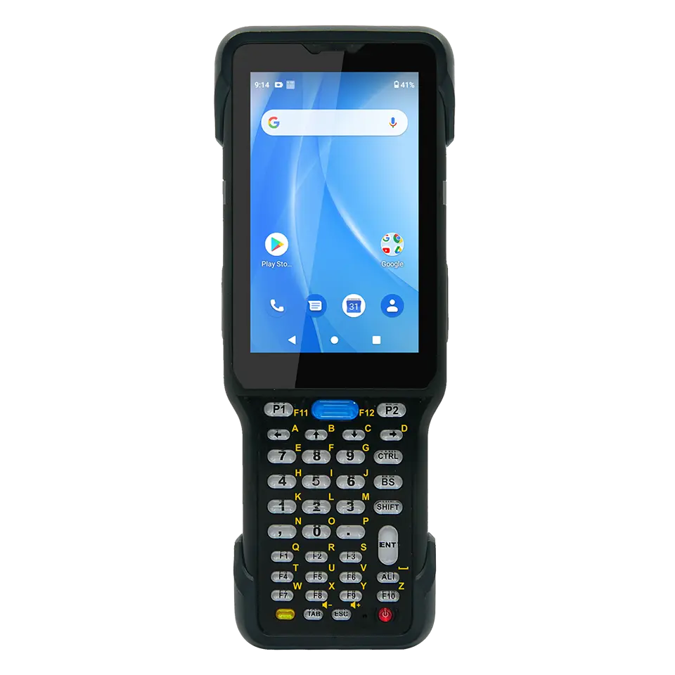 Handdator med tangentbord, WiFi, Bluetooth, GPS, Android 10, 6700 mAh, Long Range-scanner, Unitech HT730
