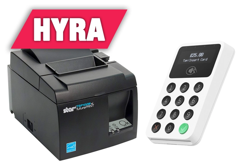 Hyra, iZettle-paket, Kortläsare och kvittoskrivare för Zettle & iZettle