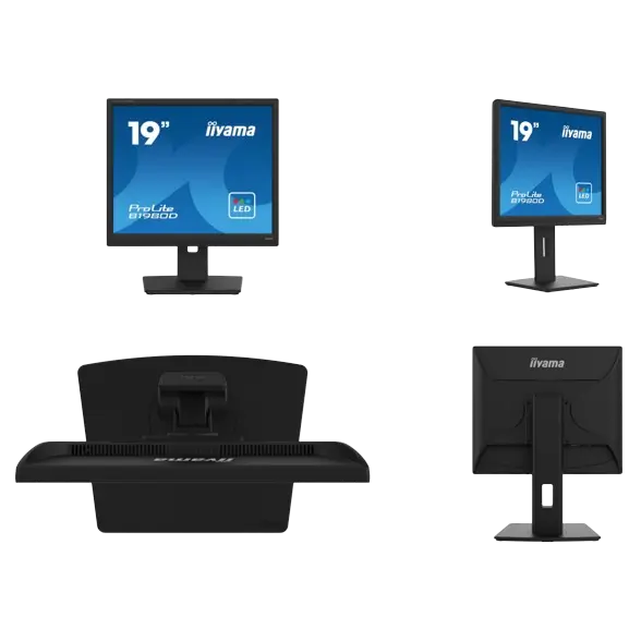 Skärm för kassadator, 19 tum, DVI, VGA, TFT, iiyama ProLite B19