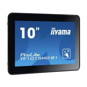 Kunddisplay med touch, 10-tum, HDMI, VGA, Display Port, USB, iiyama ProLite TF1015MC-B2