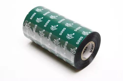 Termotransferband, Zebra 5095, Harts (resin), 110 mm x 300 m Ø 25,4 mm