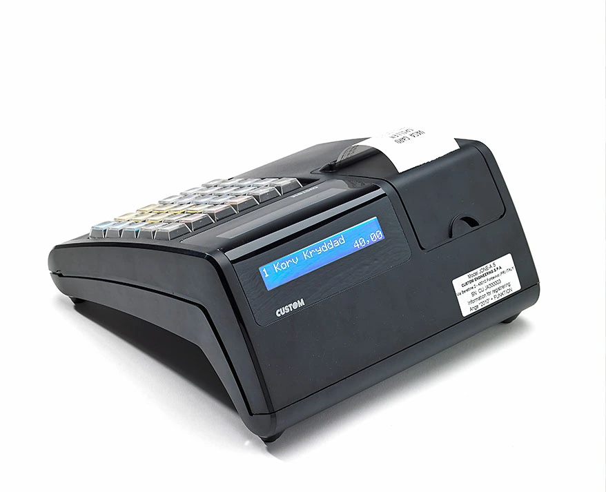 Kassaregister för torghandel, Batteridrivet, Custom J-One