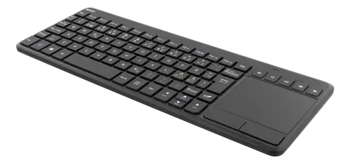 Trådlöst minitangentbord med pekplatta, Nordisk layout, 86 tangenter