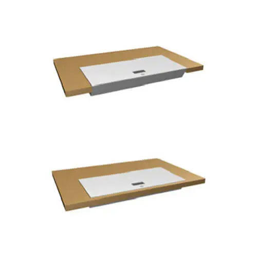 Manuell kassalåda för infällning i arbetsskiva, KL-201