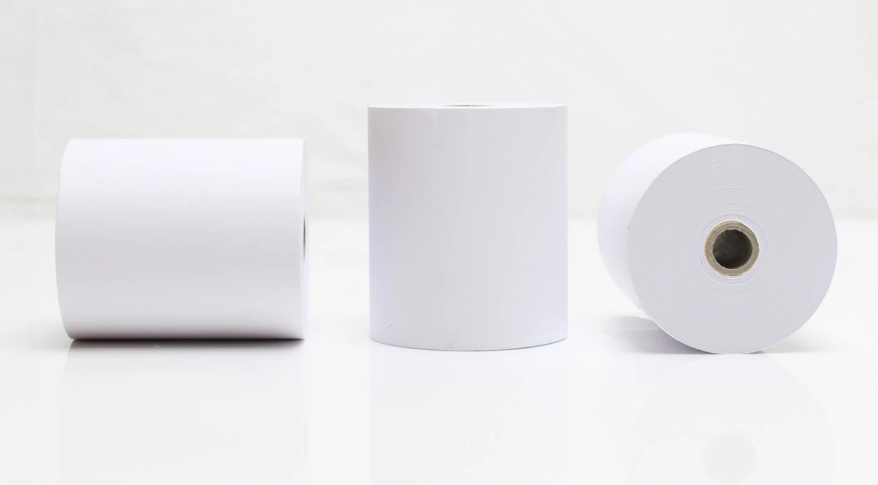 Kassarullar, Thermorullar, Bredd: 76 mm, Längd: 50 m, Kartong á 50 st