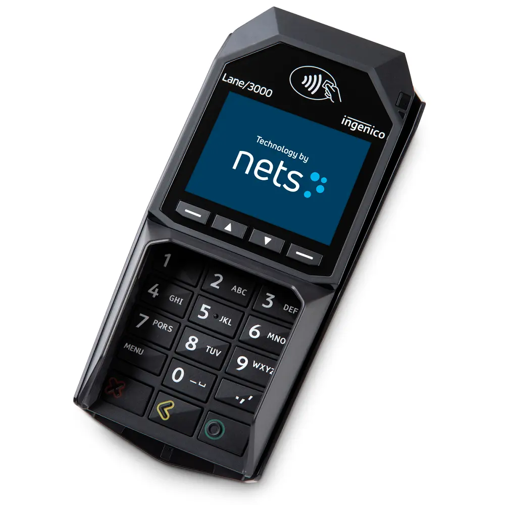 Kortterminal för integration, Färgskärm, Lane 3600 - Nets