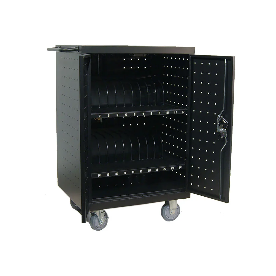 Laptopvagn med laddning, 24 platser, BK-LTV24