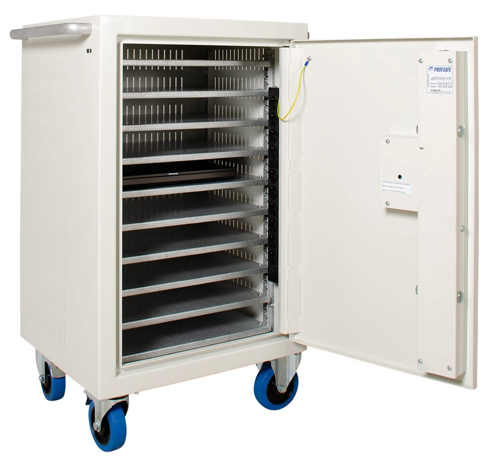 Laptopvagn, Laptophurts, 10 hyllor, P-575