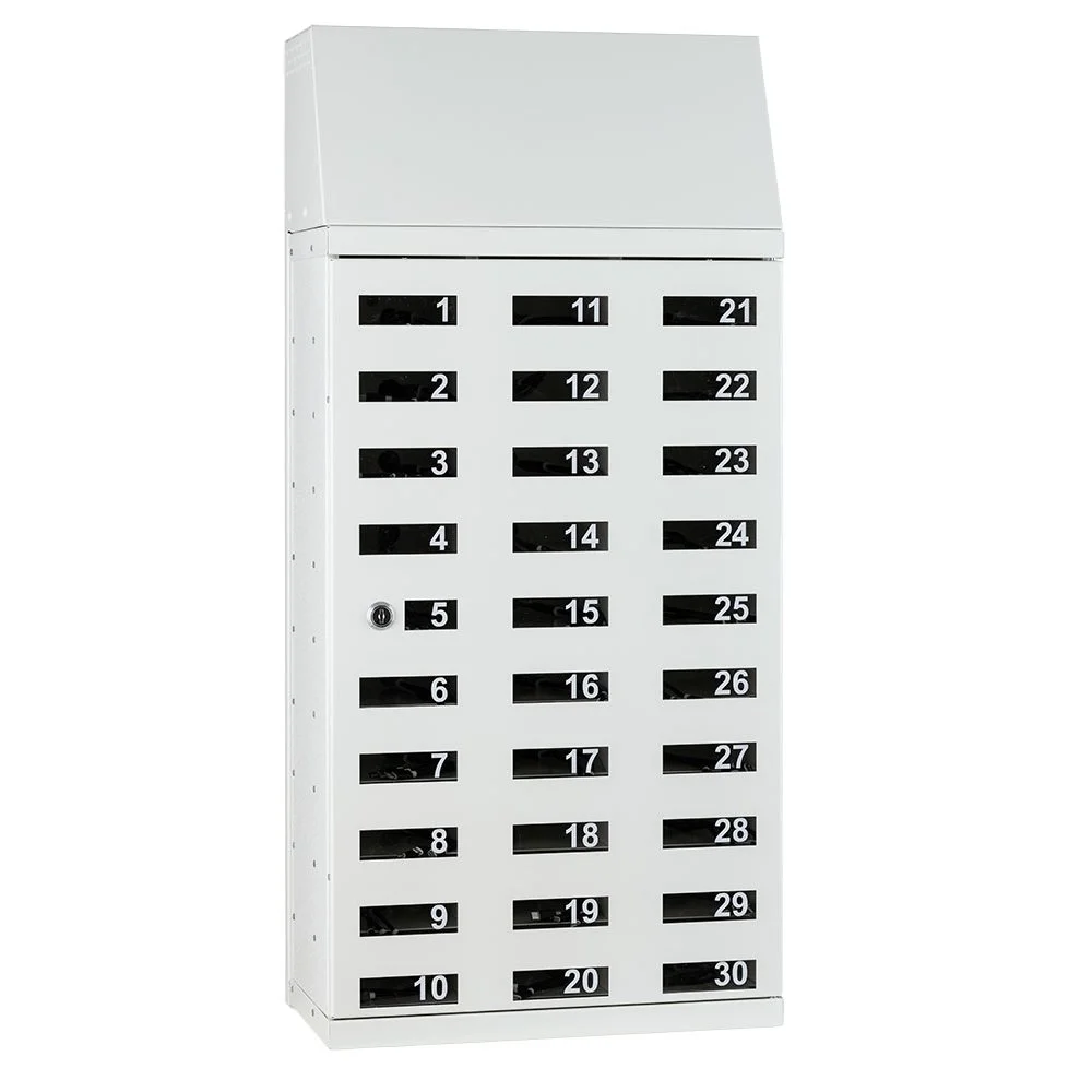Mobilskåp med laddning, Skåp för mobilförvaring, Småfacksskåp, LBD-30