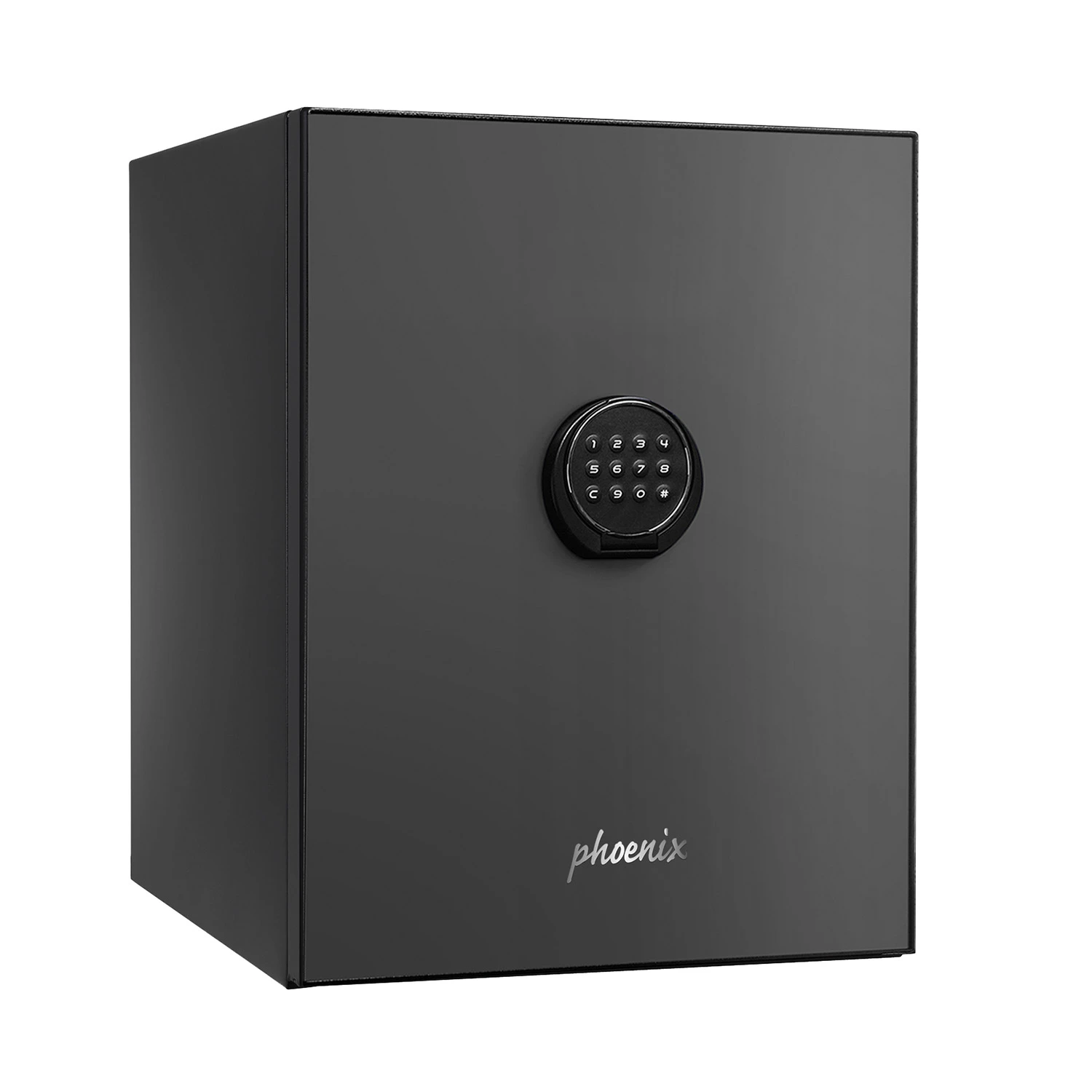 Kassaskåp med brandskydd, Papper & datamedia, Elkodlås, 60 minuter, LMB-500 (svart)