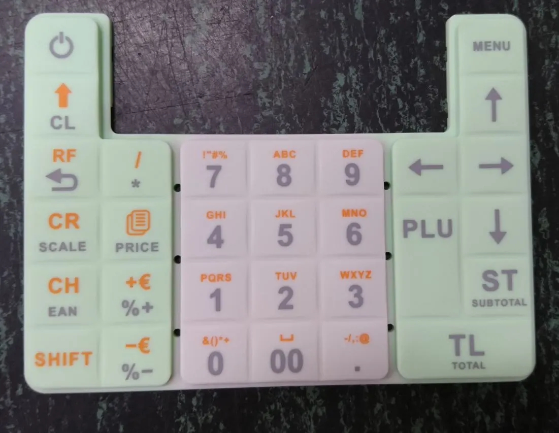 Membrantangentbord till Elcom Euro-50TE Mini