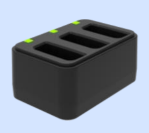 Batteriladdare med 3 platser, för streckkodsläsare M3 WR10