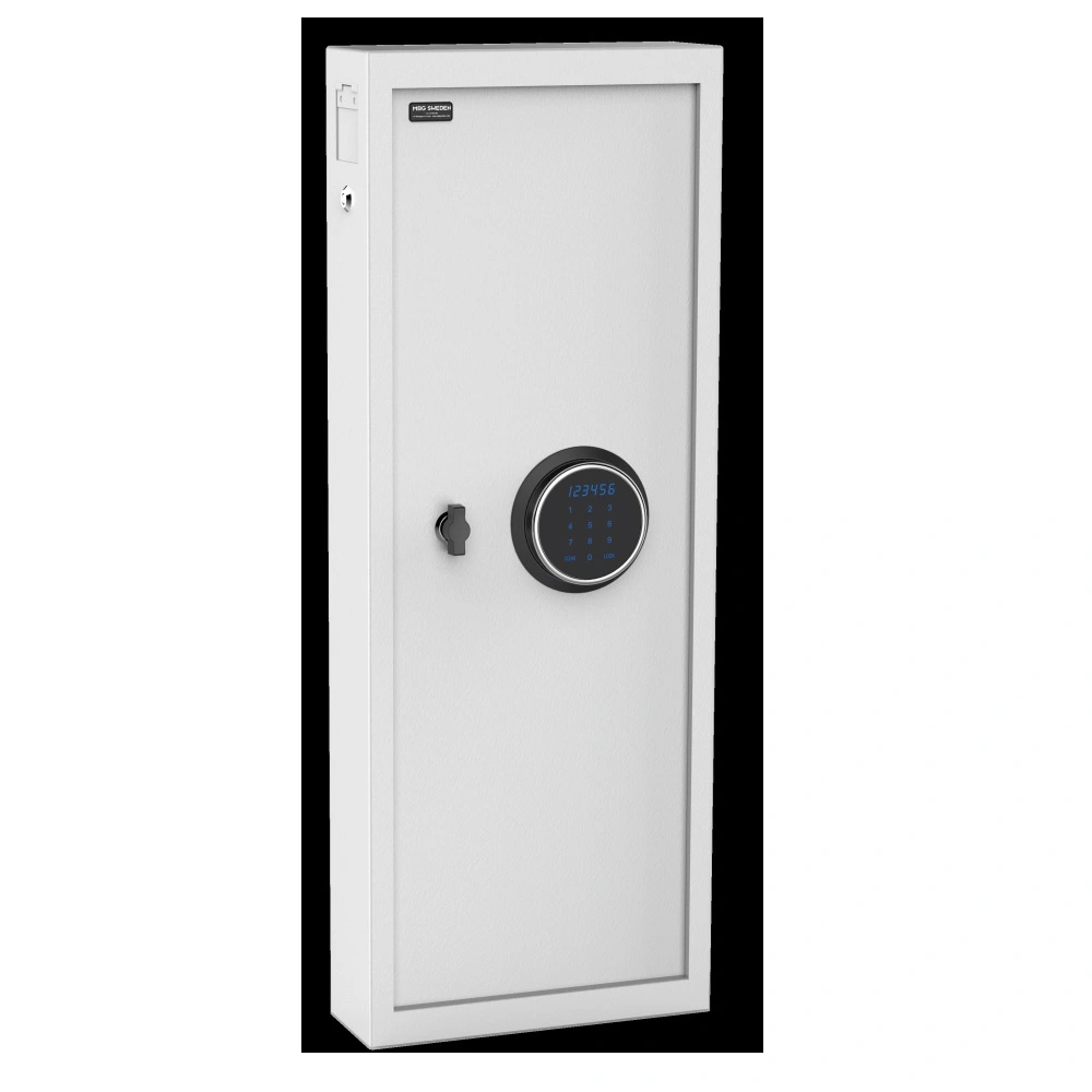 Nyckelskåp, Elkodlås, Låsbart nyckelinkast, 150 krokar, M-150