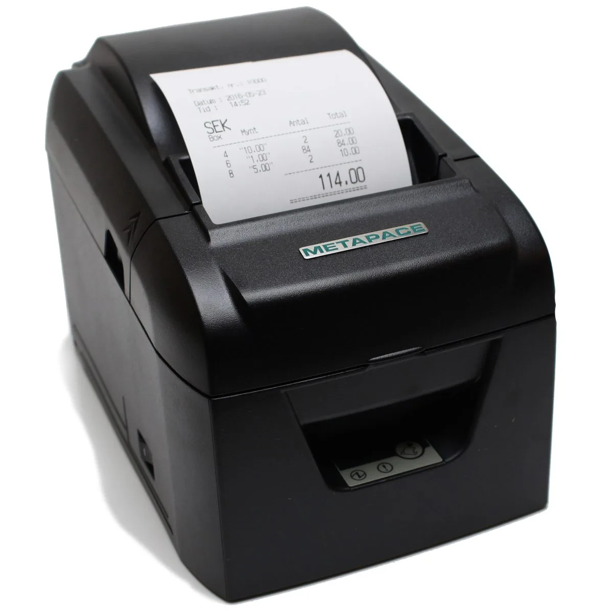 Kvittoskrivare, USB, Seriell (RS232), Metapace T-25