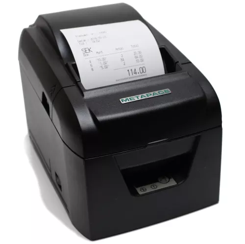 Kvittoskrivare, USB, Seriell (RS232), Metapace T-25