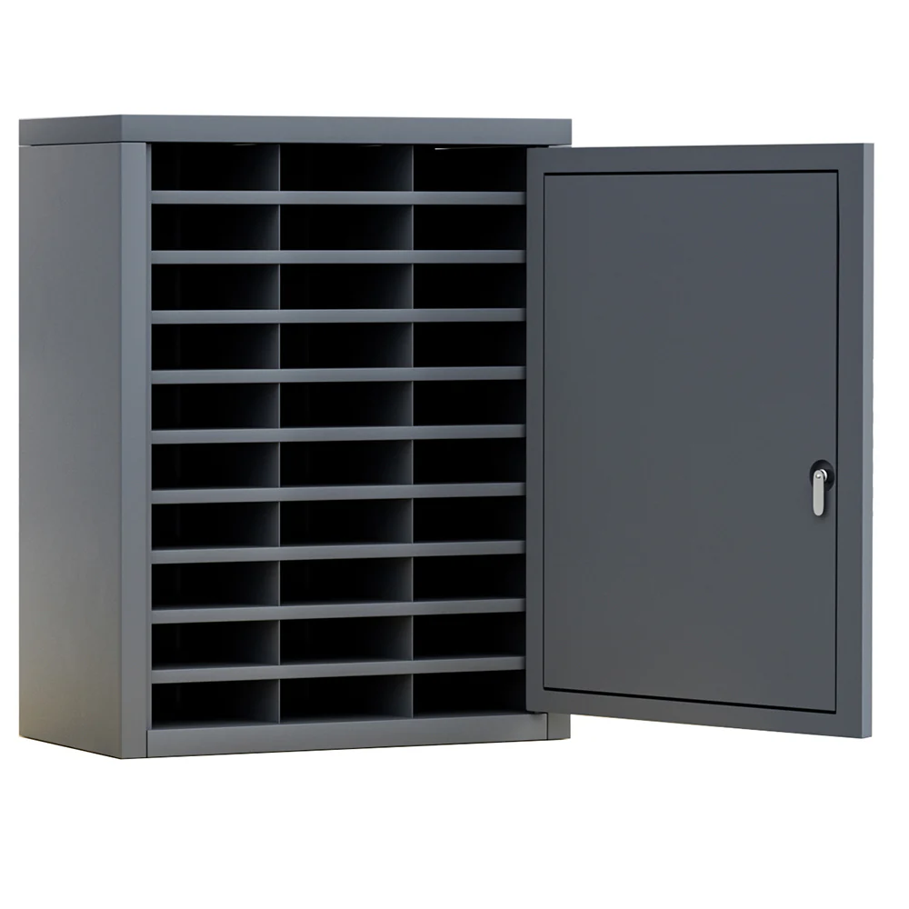 Mobilförvaringsskåp, 30 platser, BRAVO (Antracit) Grå