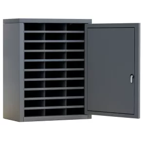 Mobilförvaringsskåp, 30 platser, BRAVO (Antracit) Grå