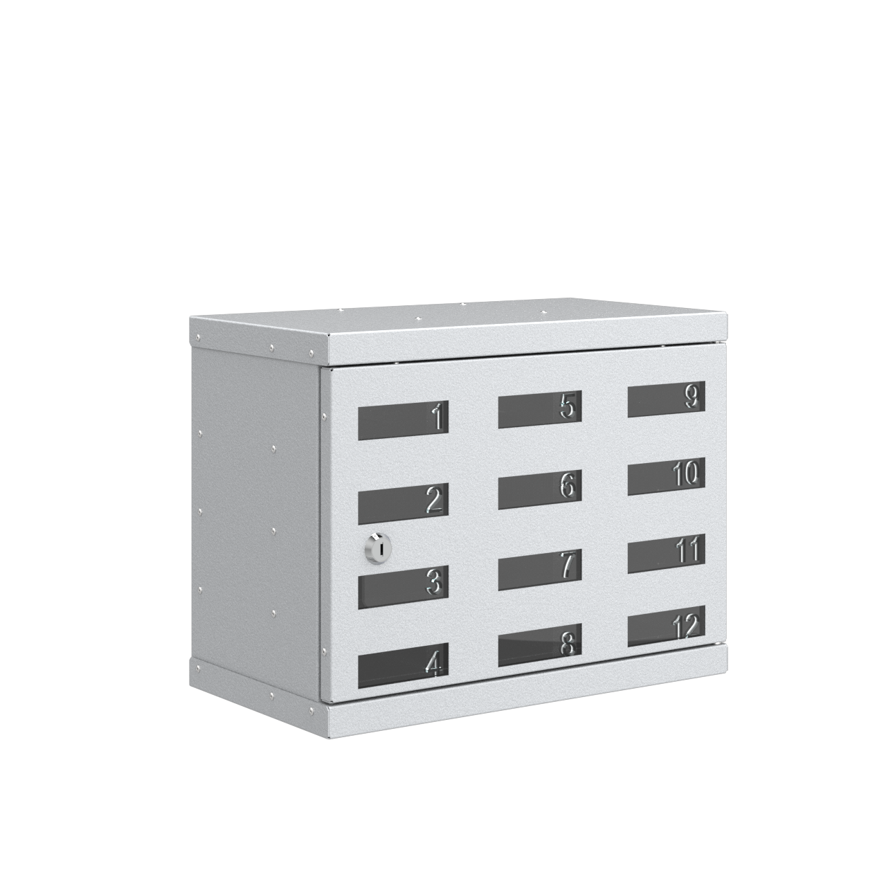 Litet mobilskåp, Skåp för mobilförvaring, Småfacksskåp, MBD-12