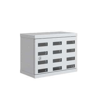 Litet mobilskåp, Skåp för mobilförvaring, Småfacksskåp, MBD-12