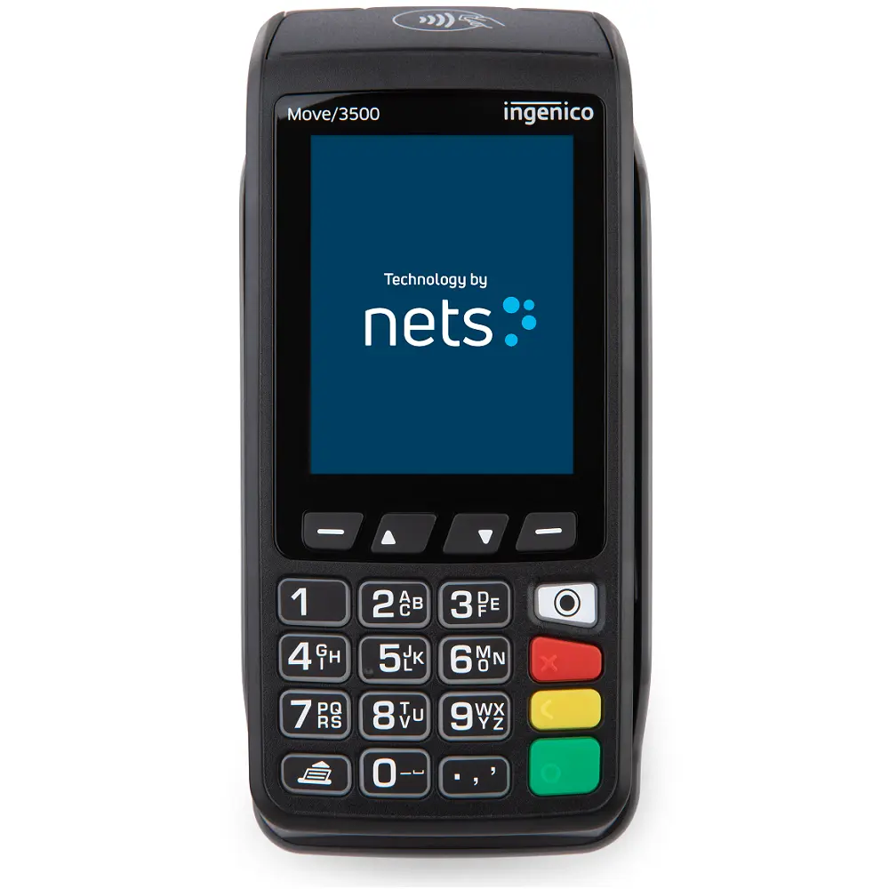 Kortterminal, Fristående, Batteridriven, GPRS/4G, Move 3500 - Nets