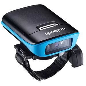 Streckkodsläsare för finger, Ringscanner, Bluetooth, NFC, 2D, Unitech MS652+