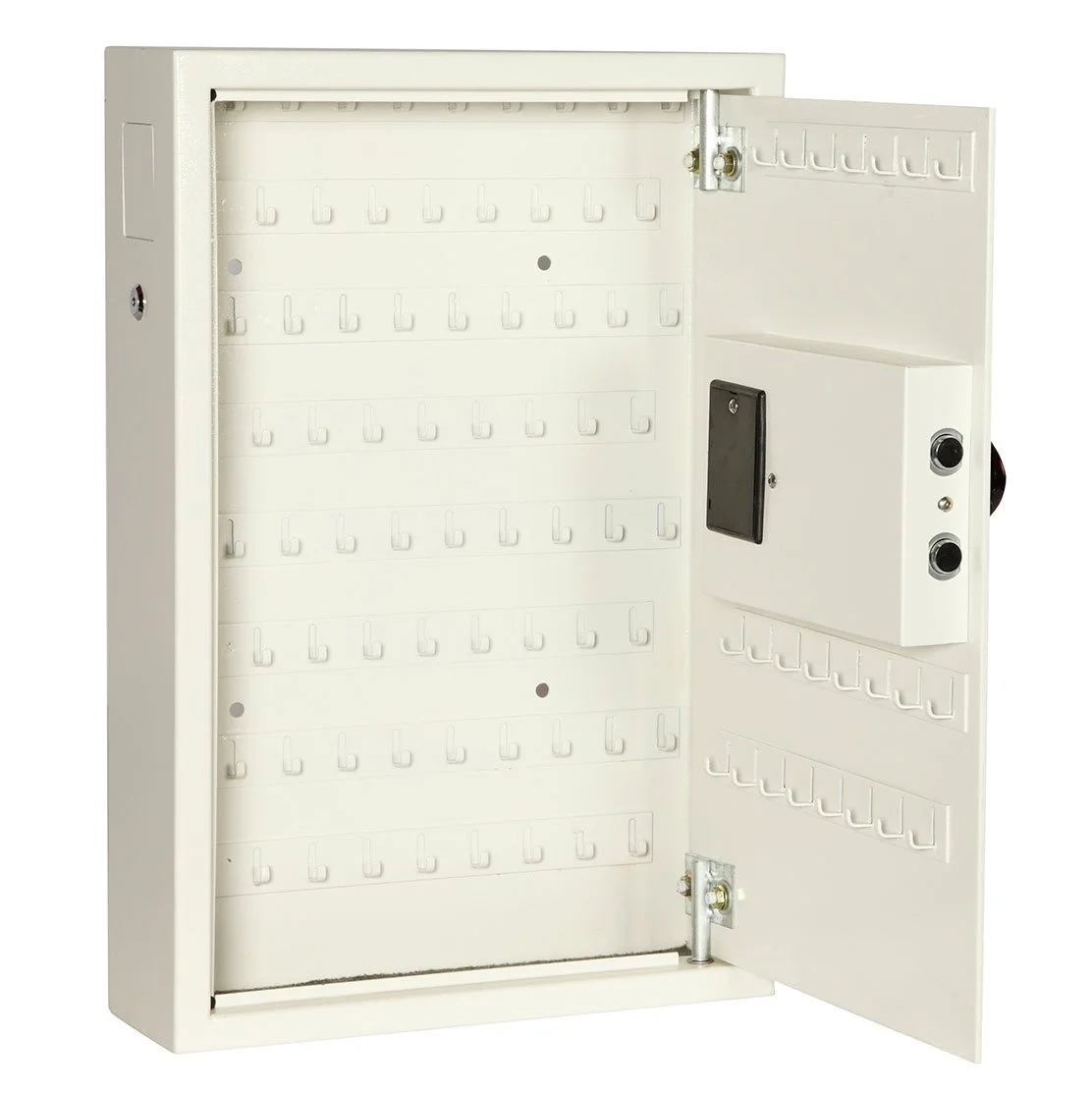 Nyckelskåp med låsbart inkast, Elkodlås, 101 krokar, N101
