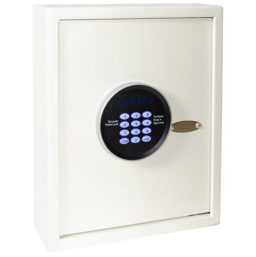 Litet nyckelskåp med kodlås, 30 krokar, N30