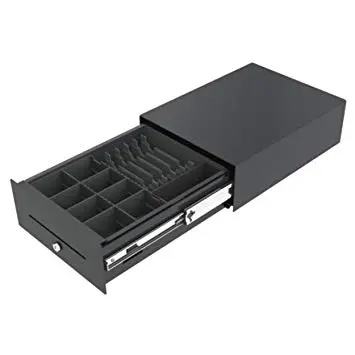 Liten kassalåda, 6 sedelfack, 8 myntfack, APG Nano