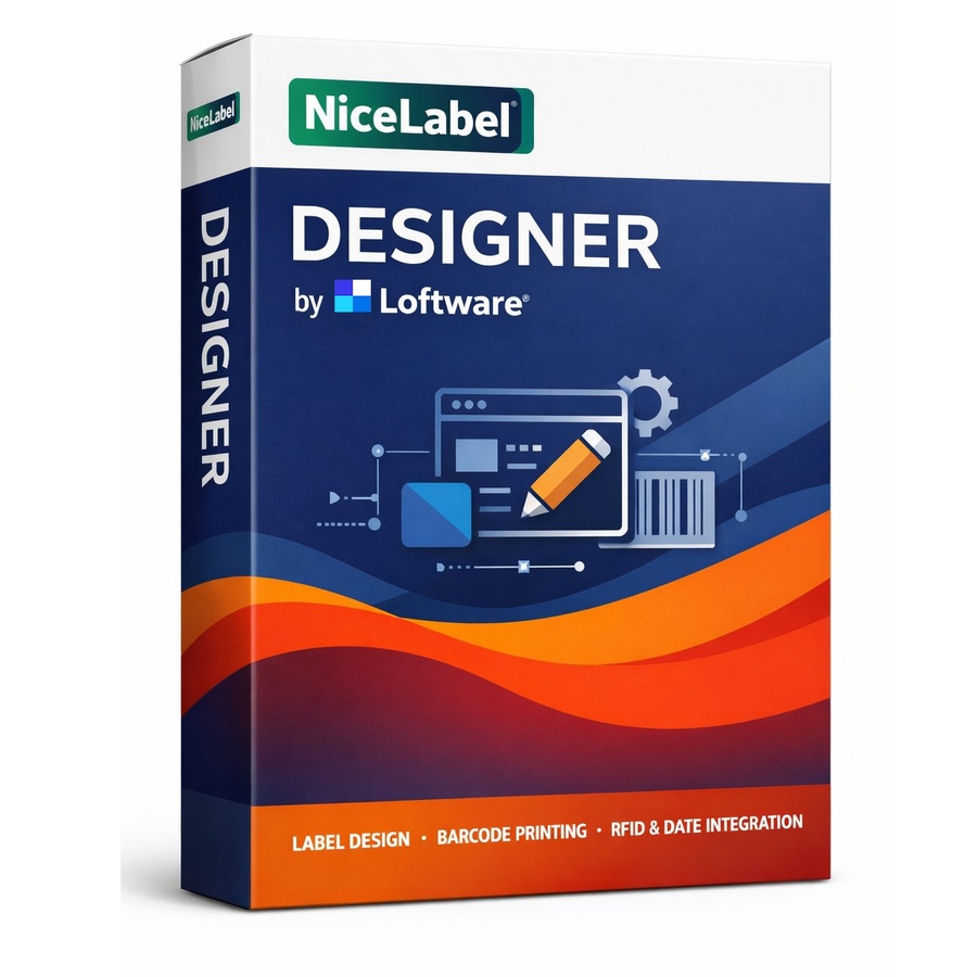 NiceLabel Designer Pro by Loftware, upp till 3 skrivare, 1 års licens