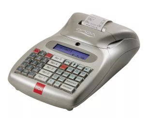 Batteridrivet kassaregister, med kvittoskrivare, RCH Onda