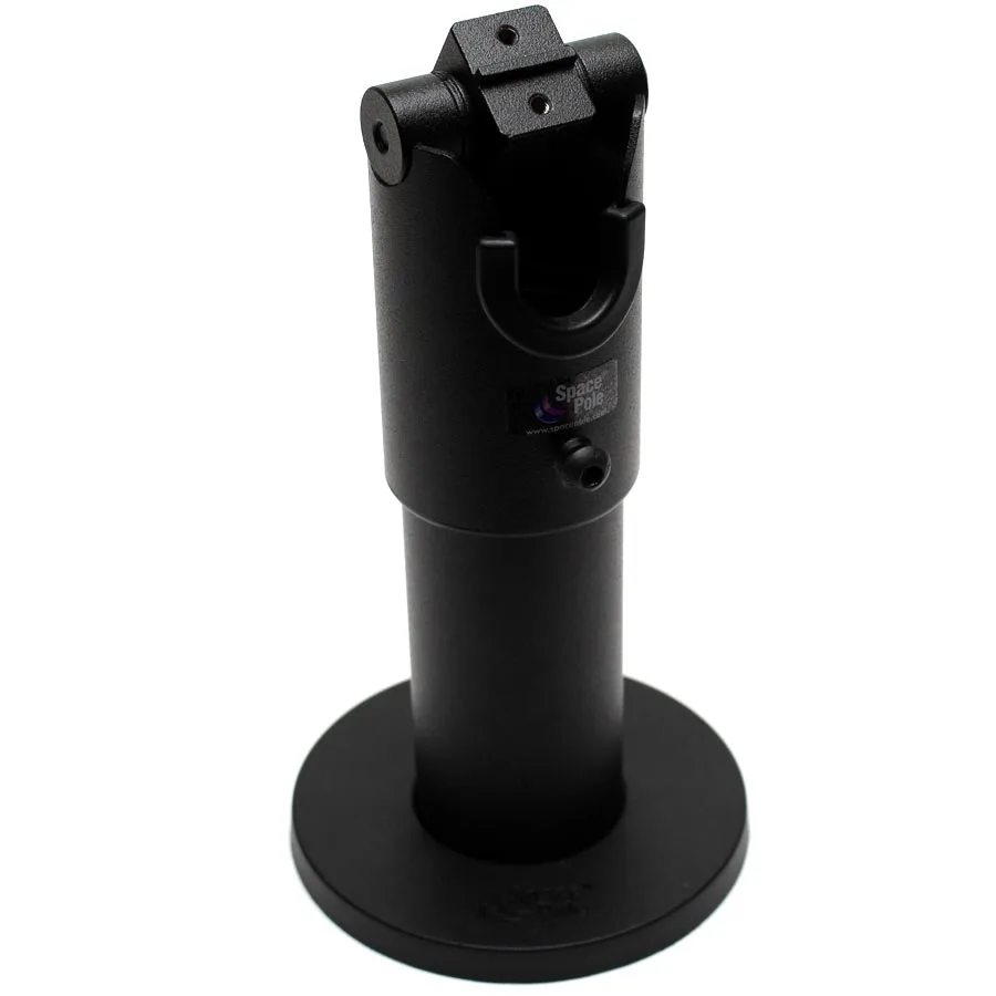 Grundstolpe i metall med DuraTilt-fäste, 120 mm hög, SpacePole