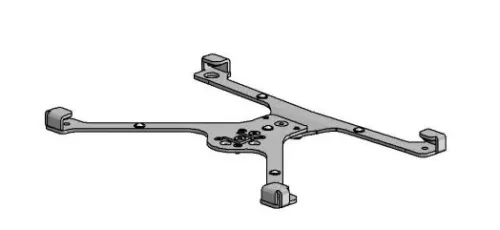 Fästplatta för iPad Air 2 & iPad Pro (9,7"), SpacePole X-Frame