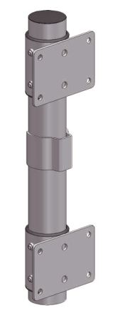 Stolpe med väggfästen, 350 mm, SpacePole