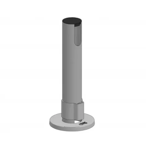 Grundstolpe i metall, 250 mm hög (45 mm rördiameter), SpacePole