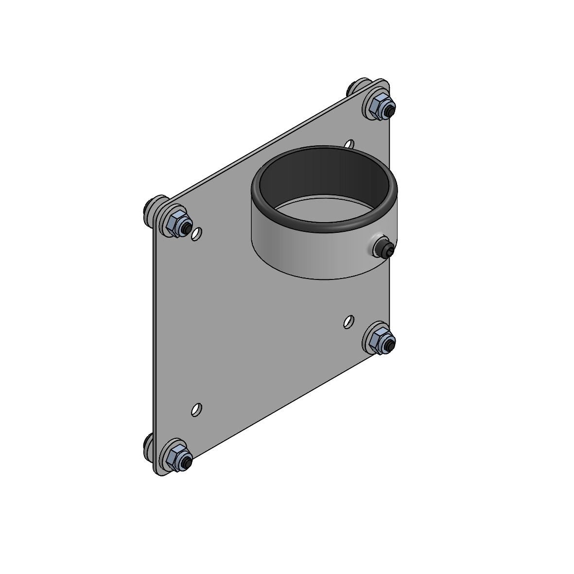 VESA-fäste för skyddsskärm i plast