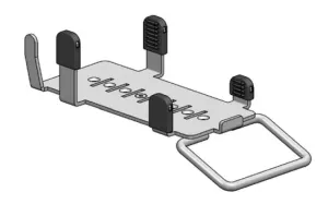 Fästplatta för stativ till kortterminal, Nets iWL220 & iWL250, SpacePole MultiGr
