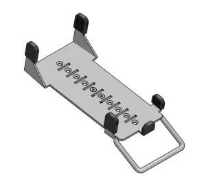 Fästplatta för stativ till kortterminal, Verifone VX 520, SpacePole MultiGrip