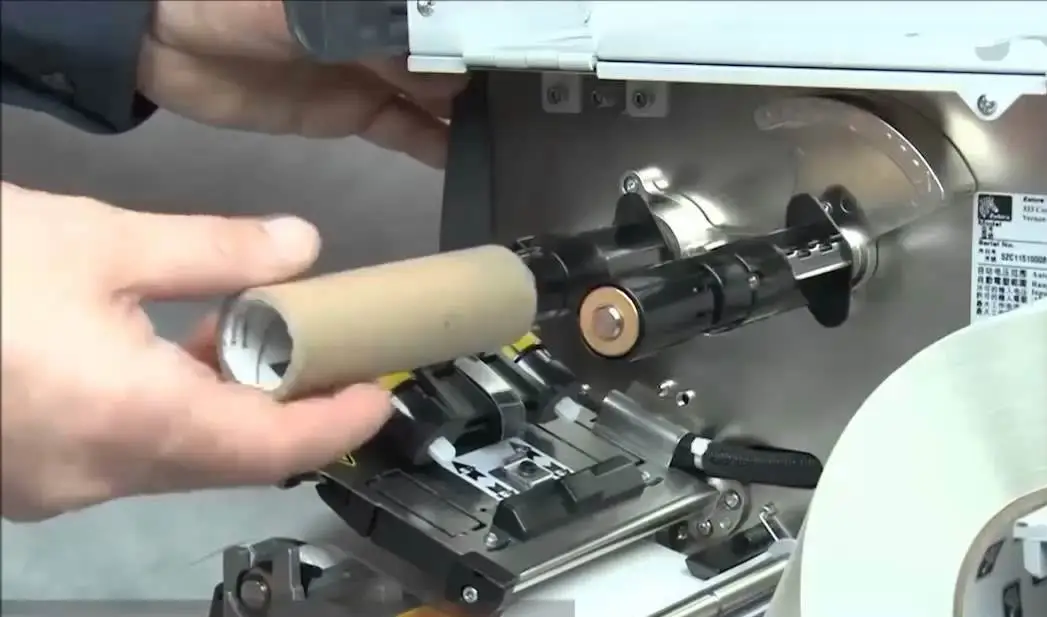 Papphylsa för färgbandsupprullning, 110 mm bred, 25,4 mm kärna (5-pack)