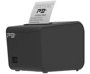 Kvittoskrivare, USB, RS232, Ethernet, Custom P3L