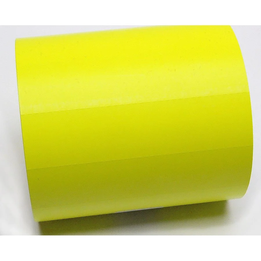 Gula hyllkantsetiketter, TT, Läsmärke (Blackmark), 105x25Ø40 mm, 1250 st